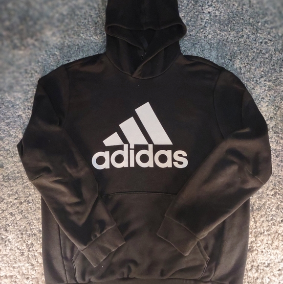 adidas Other - Adidas Men Hoodie Sweatshirt Black White